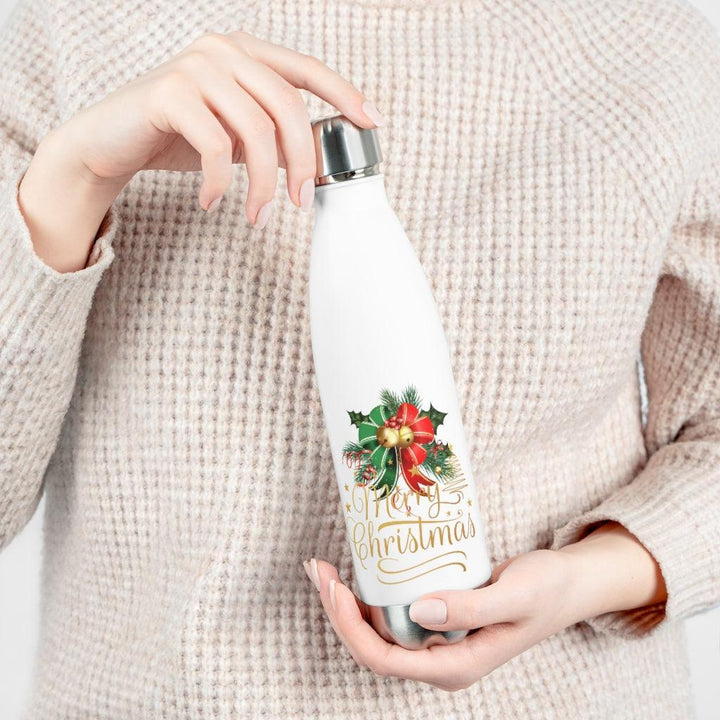 Lisslune | Festive 20oz Stainless Steel Insulated Water Bottle for Christmas Parties