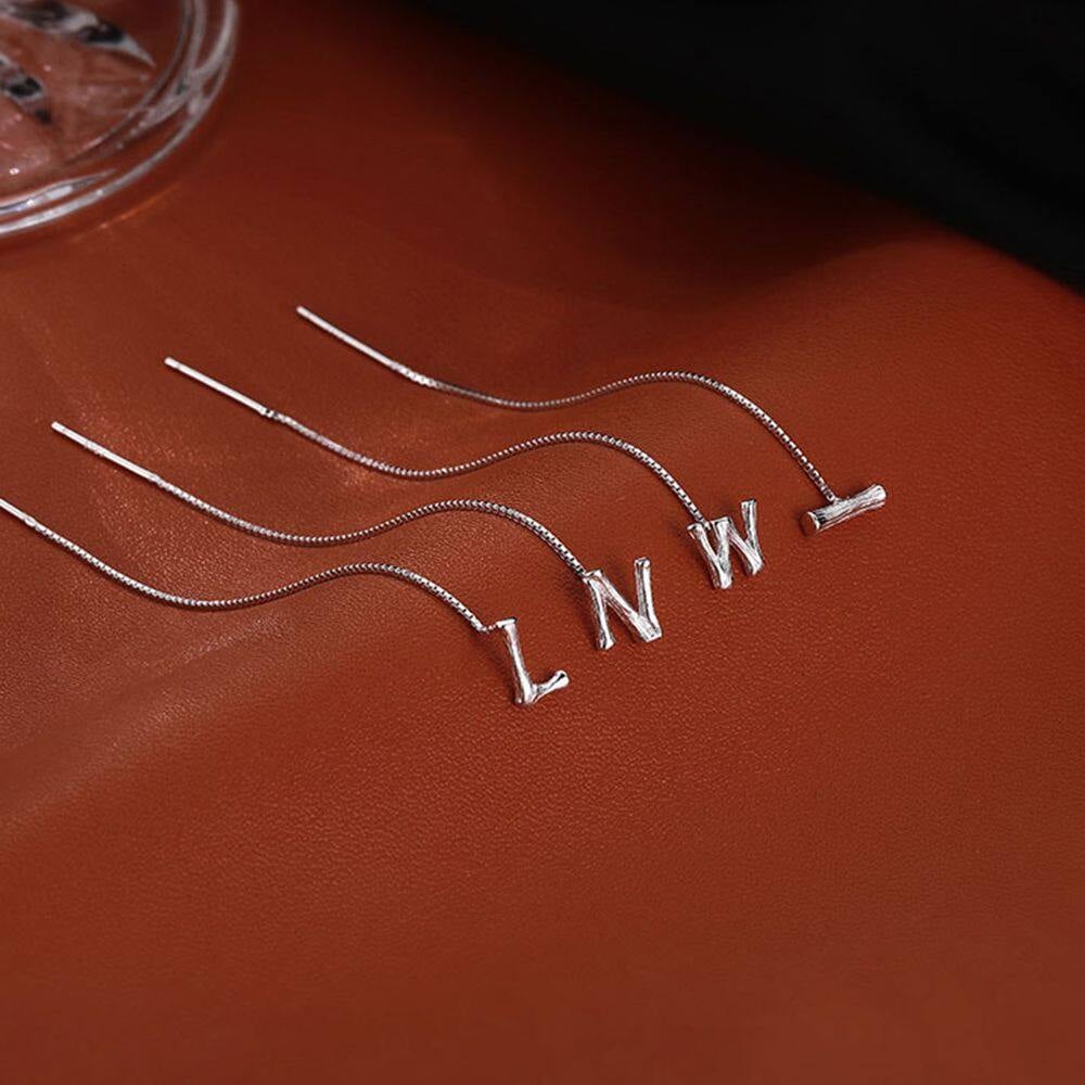 Lisslune | Shiny Alphabet Earrings