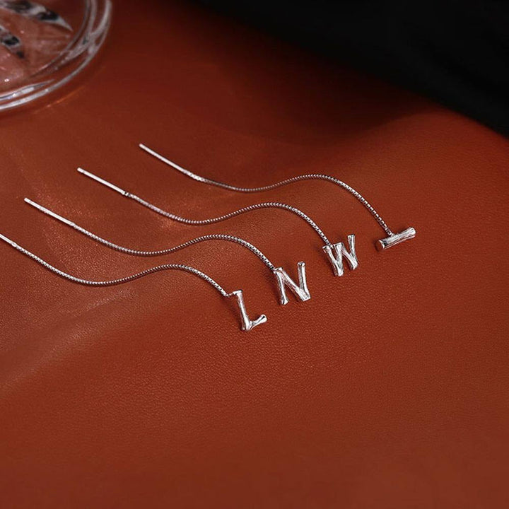 Lisslune | Shiny Alphabet Earrings