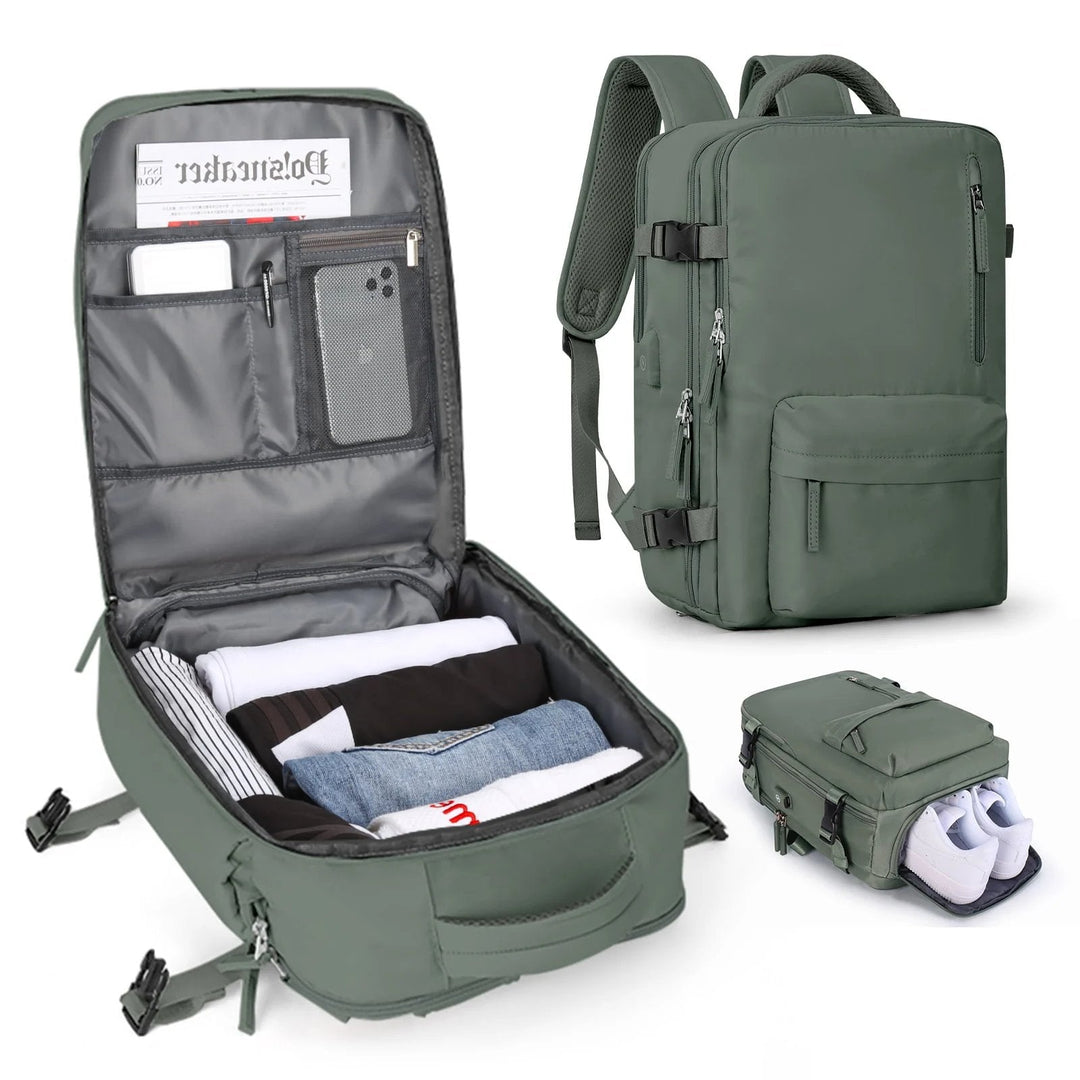 Lisslune | Women's Large Travel Backpack Waterproof Hiking Backpack