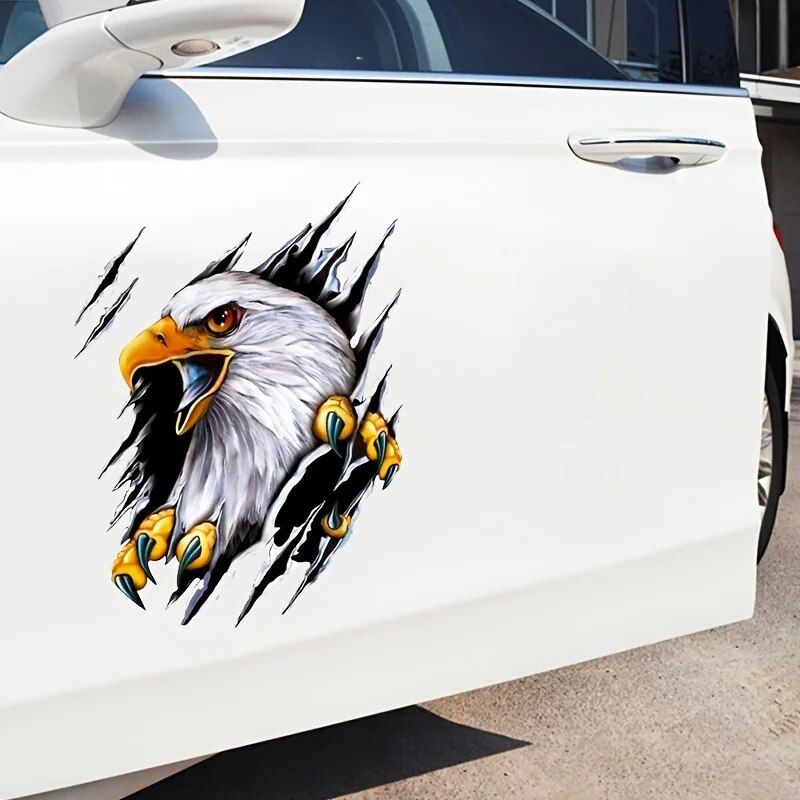 Lisslune | Universal Cartoon Eagle Vehicle Sticker for Full Body Decoration