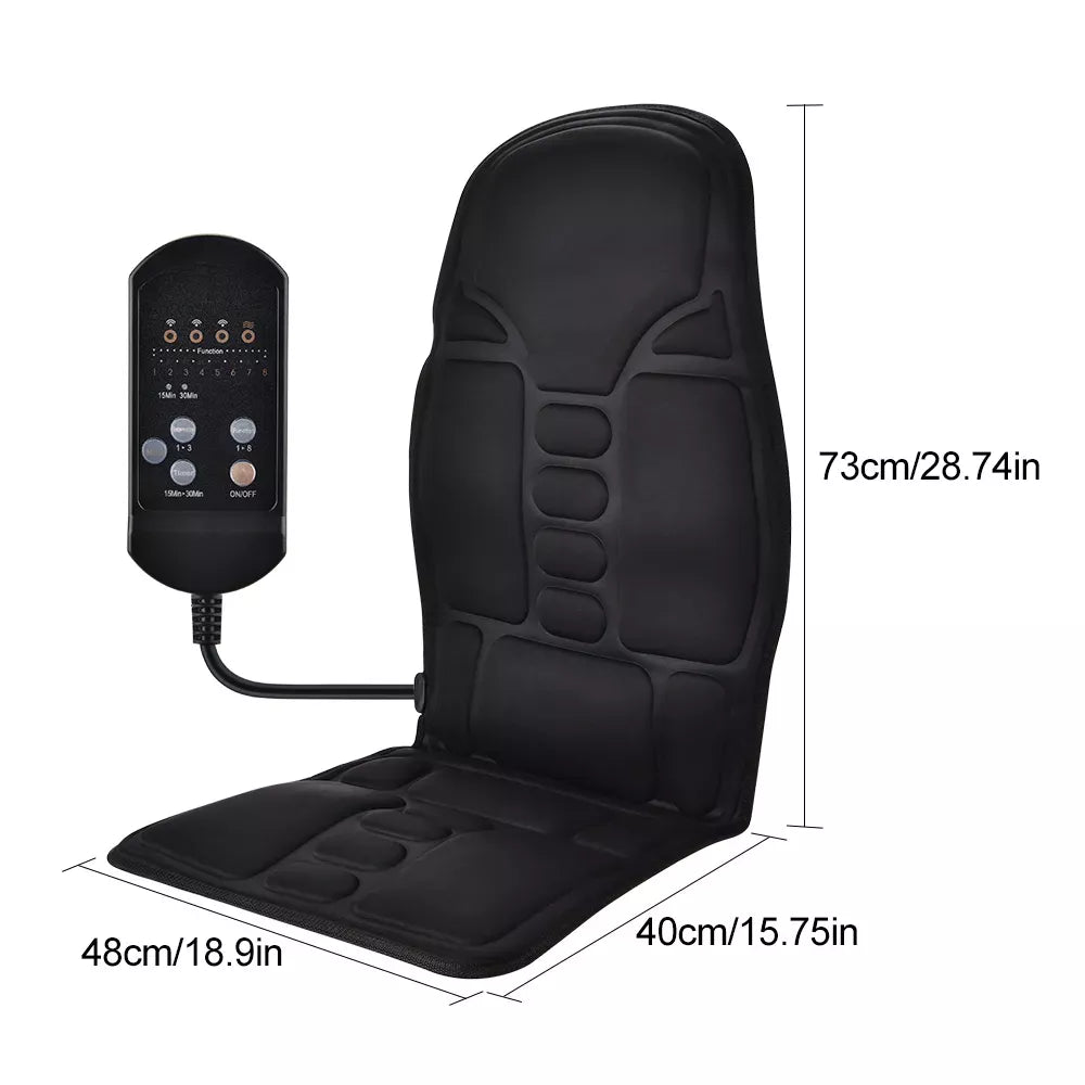 Lisslune | Electric massage seat cushions with heating and vibration for car, home and office