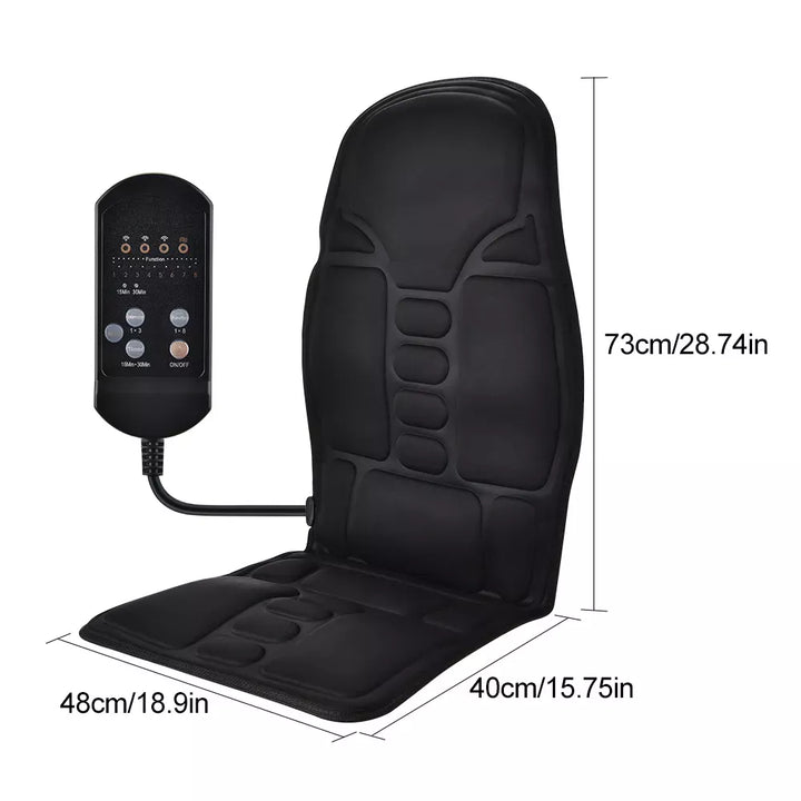 Lisslune | Electric massage seat cushions with heating and vibration for car, home and office
