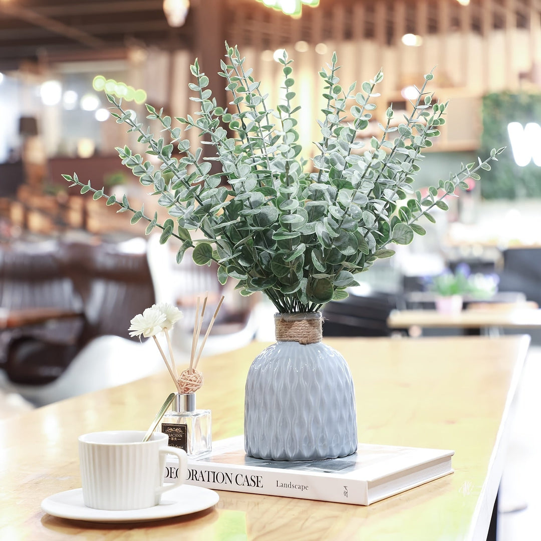 Lisslune | SpringEuca Artificial Eucalyptus – Decorative Centerpiece for Get Well or Hanukkah