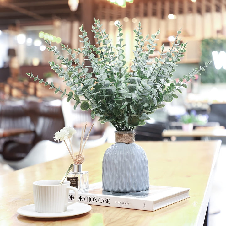 Lisslune | SpringEuca Artificial Eucalyptus – Decorative Centerpiece for Get Well or Hanukkah