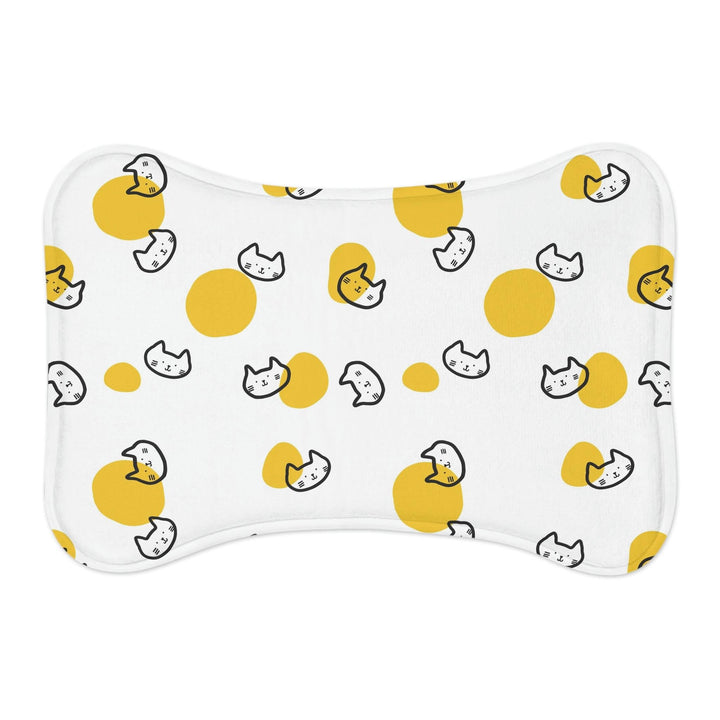 Lisslune | Adjustable Cute Animal Feeding Mats - Lively Bone and Fish Patterns for Neater Meals