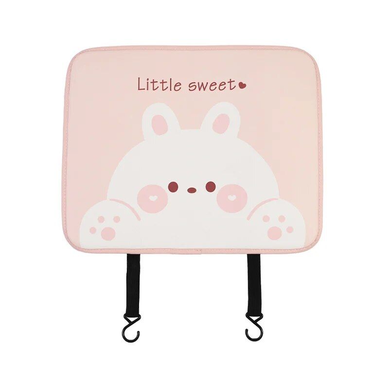 Lisslune | Waterproof cartoon bear & rabbit car seat back protector for children