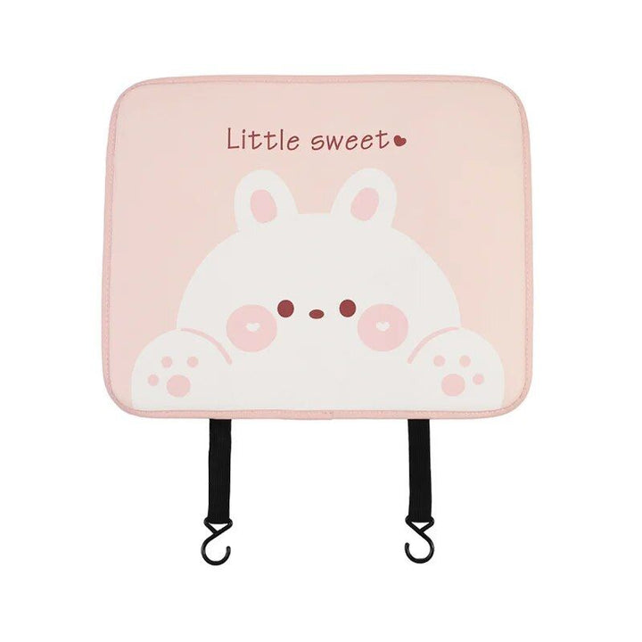 Lisslune | Waterproof cartoon bear & rabbit car seat back protector for children