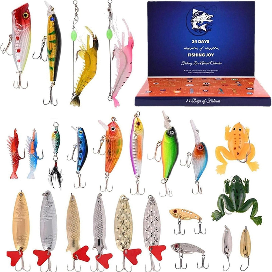 Lisslune | 24 Days Christmas Countdown Fish Tackle Set