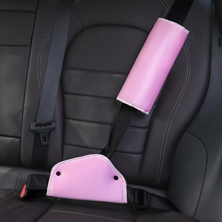 Lisslune | Kids comfort car seat belt support with cartoon design