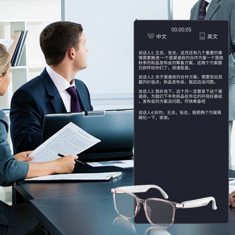 Lisslune | Smart Simultaneous Interpretation Glasses and Headphones