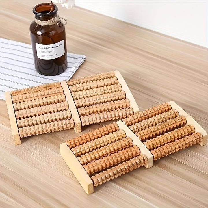 Lisslune | Wooden Foot Roller – Reduce Tension and Stimulate Circulation
