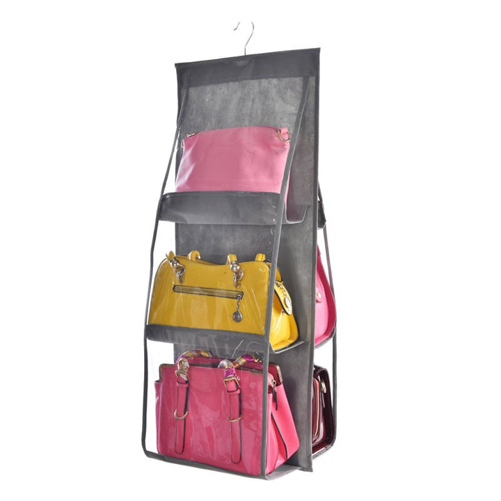Lisslune | Hanging Handbag Organizer – Double-sided Design with 6 Compartments