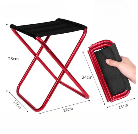 Lisslune | Ultra-Compact Camping Chair – Lightweight, Foldable & Portable Outdoor Seat