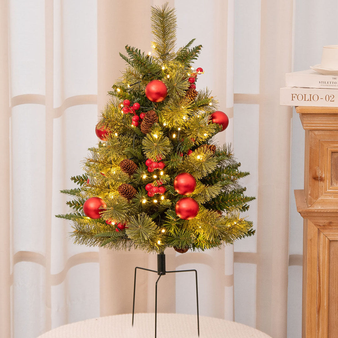 Lisslune | Pre-Lit Artificial Christmas Tree