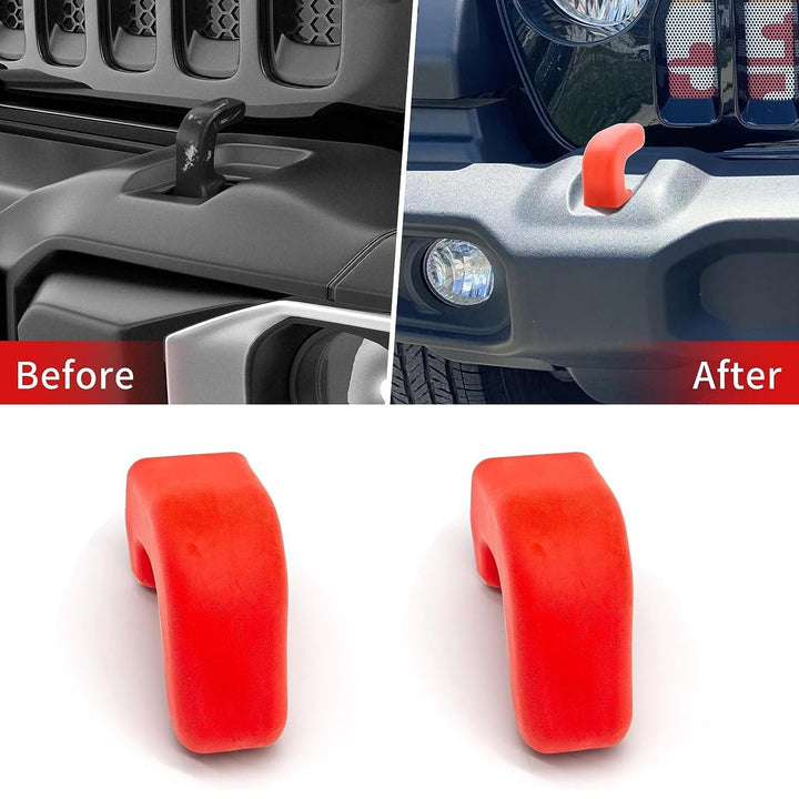 Lisslune | Jeep Wrangler & Gladiator Front Bumper Tow Hook Cover