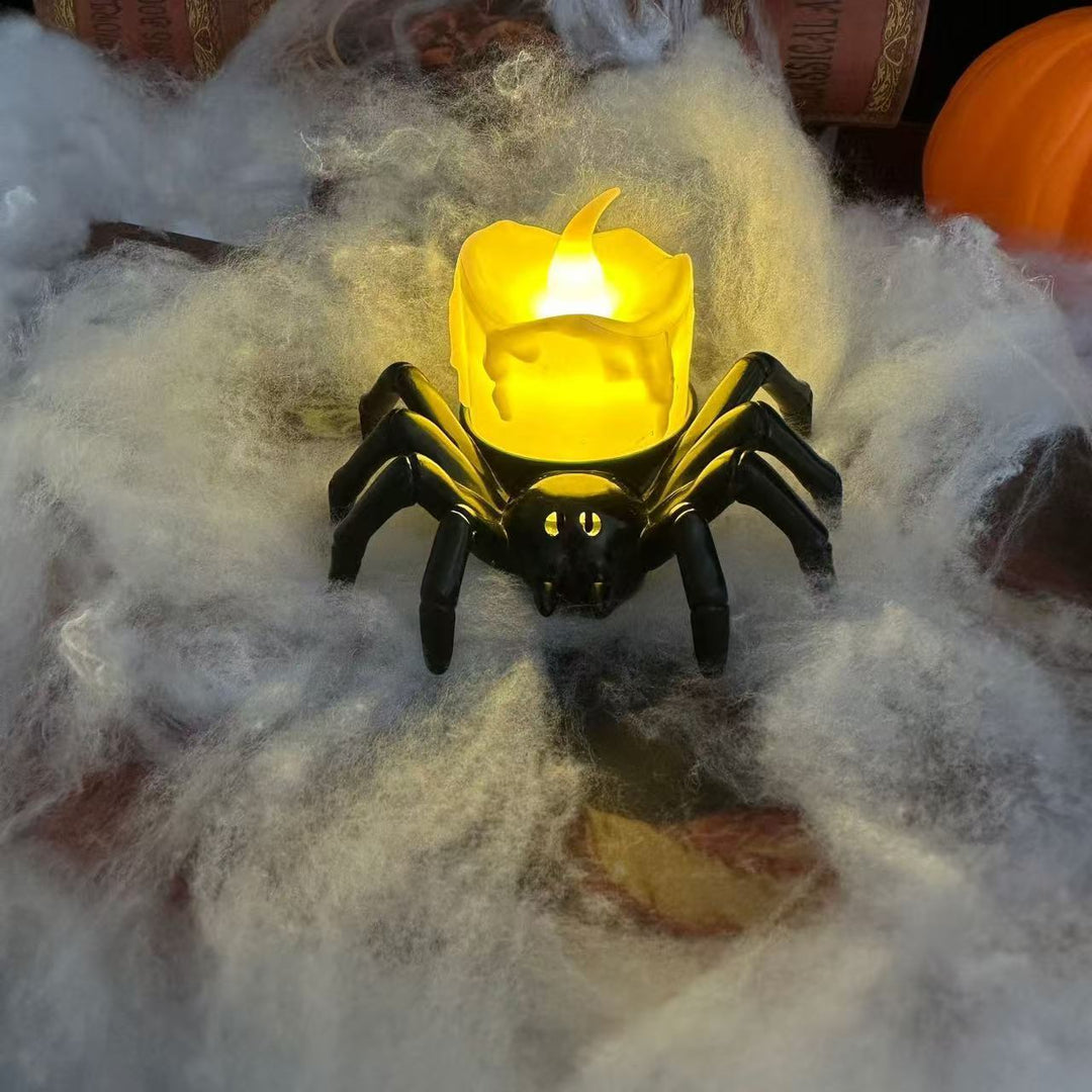 Lisslune | Halloween Decoration – Spiderback Ornament with Candle and Eyeball Designs