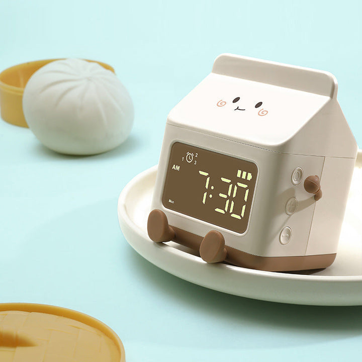 Lisslune | Milk Carton Alarm Clock