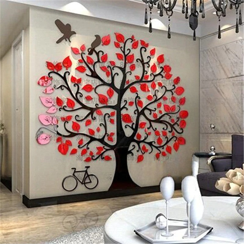 Lisslune | Modern Home 3d Three-Dimensional Tree Wall Stickers