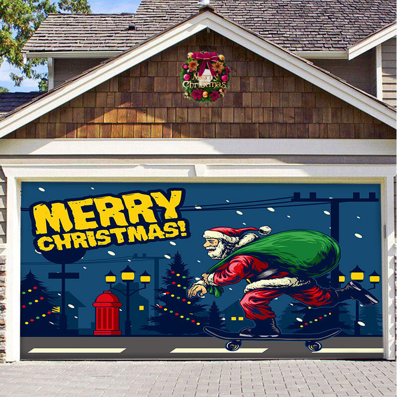 Lisslune | Christmas Carsge Door Banner Ornament