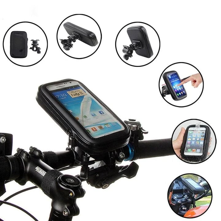 Lisslune | RideCharge Pro – Waterproof Phone Holder with USB and 15W Wireless Charging for Bicycle and E-Bike