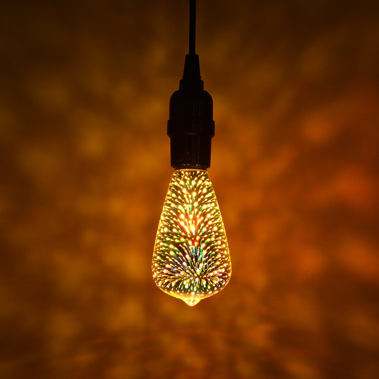 Lisslune | 3D Fireworks LED Light Bulb
