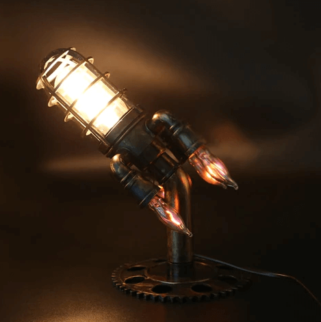 Lisslune | VINTAGE STEAMPUNK ROCKLAMP