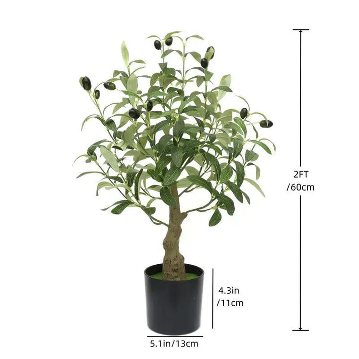 Lisslune | OlivaLeaf - Lifelike Olive Tree Decoration
