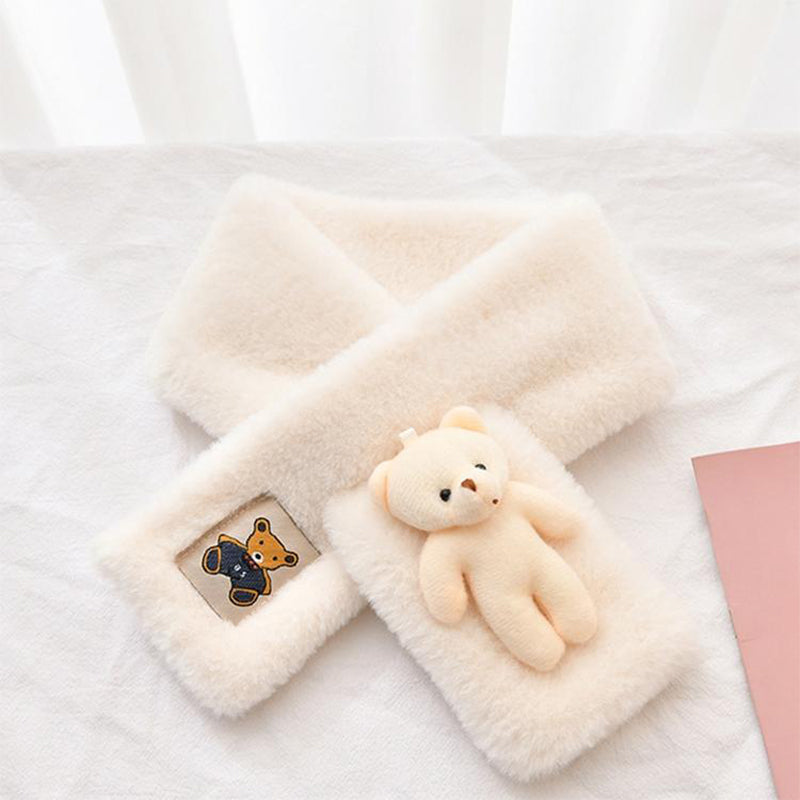 Lisslune | Cute Bear Plush Bib For Adult And Child