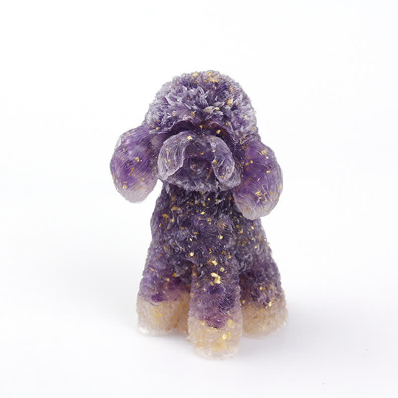 Lisslune | Frendorf Natural Crystal Poodle Gemstone Decoration