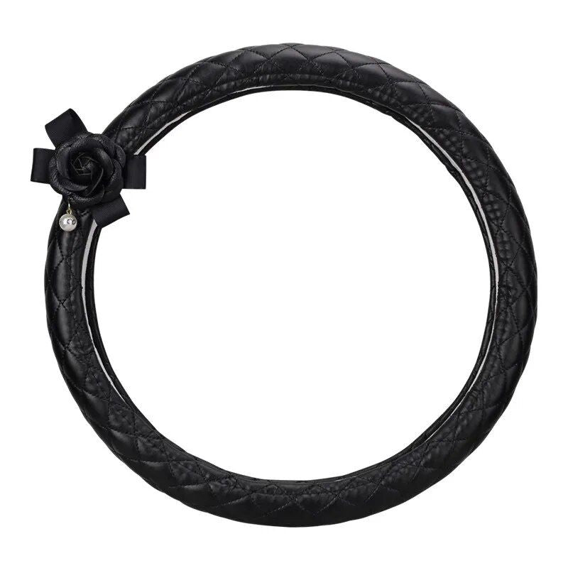 Lisslune | Camellia Steering Wheel Cover