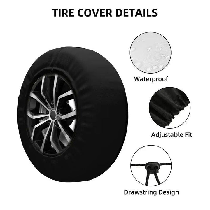 Lisslune | Wild Spirit Wolf Cover – Customized Protector for 4x4, Trailer, RV Wheels