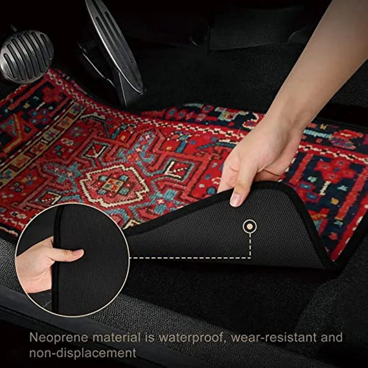 Lisslune | Persian carpet-style car mats - A set of 4