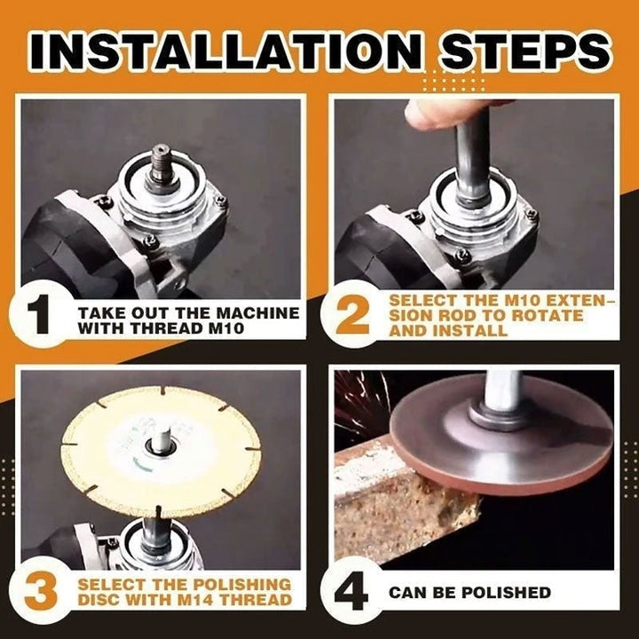 Lisslune | Angle Grinder Extension Connecting Rod
