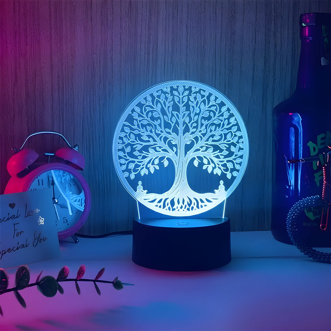 Lisslune | DreamGlow - 3D LED lamp for stylish lighting in the bedroom