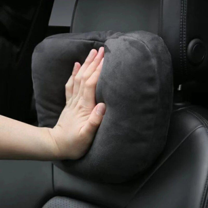 Lisslune | Universal Adjustable Car Neck Pillow Support with Soft Plush Finish