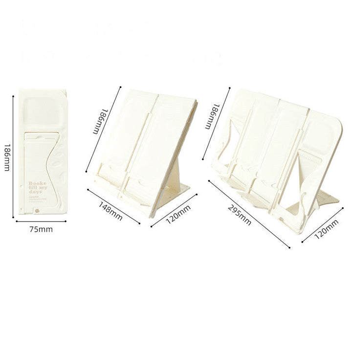 Lisslune | Foldable Solid Color Portable Desktop Reading Stand