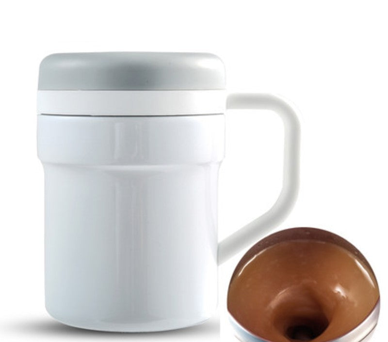 Lisslune | Magnetic Self Stirring Coffee Mug, No Battery, Switch and Spoon, for Office, Home & Travel