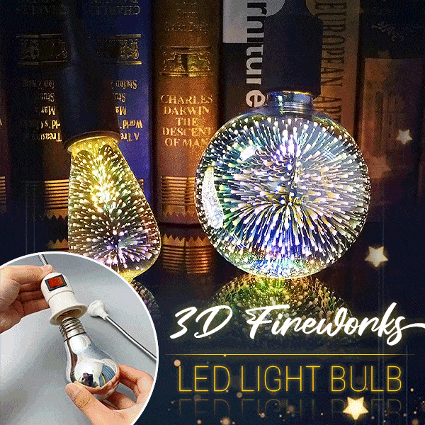 Lisslune | 3D Fireworks LED Light Bulb