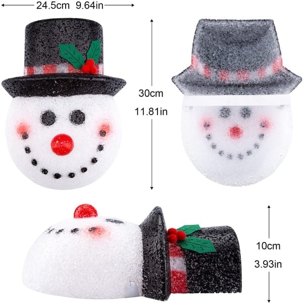 Lisslune | Snowman Porch Light Covers