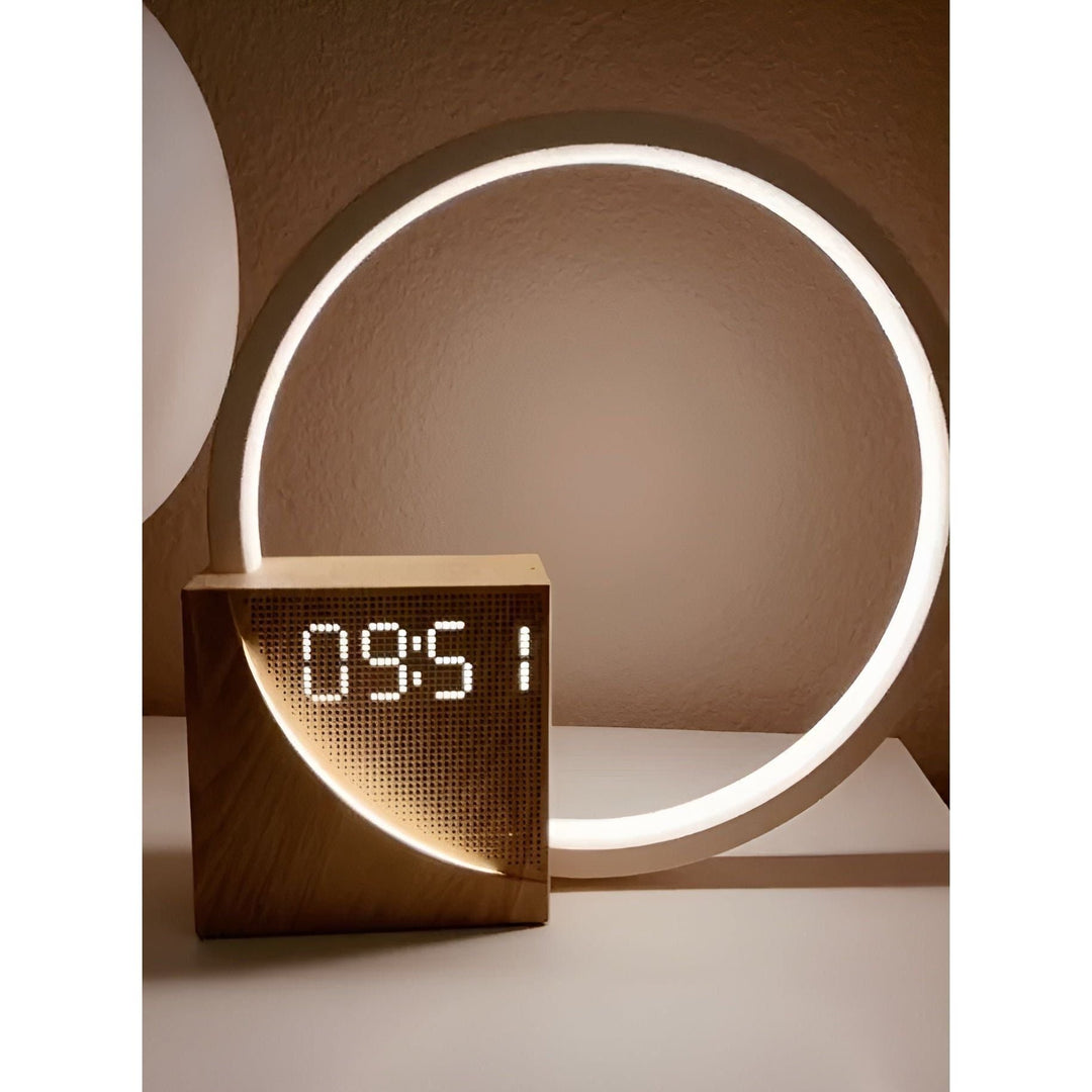 Lisslune | Smart Snooze – Sunrise Simulation Alarm Clock with Dimmable Touch Lamp & Soothing Sounds