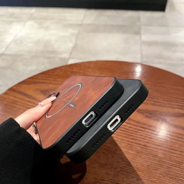 Lisslune | Deer Leather iPhone Case MagSafe Wireless Charging