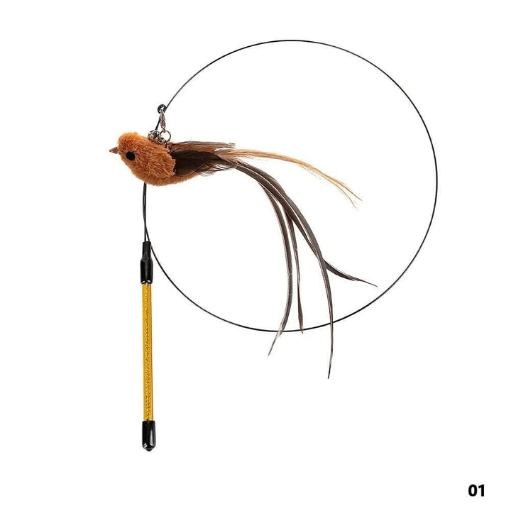 Lisslune | FLATTERN FREUND – Interactive cat toy with fluttering wings for natural hunting fun