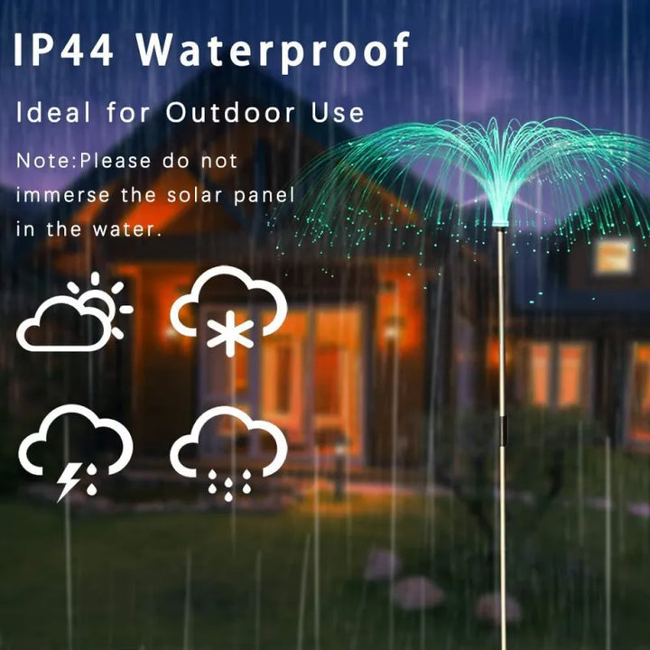 Lisslune | Solar Garden Light with Color Change – LED Lawn Light for Garden & Terrace, Firework Design