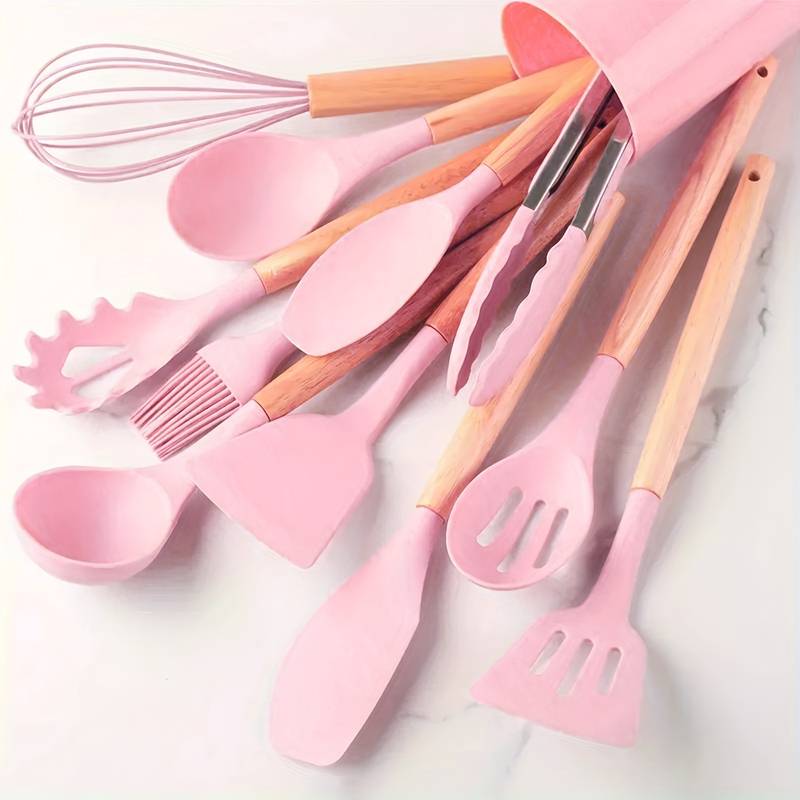 Lisslune | Kitchen tool set – silicone – non-stick coated – heat resistant