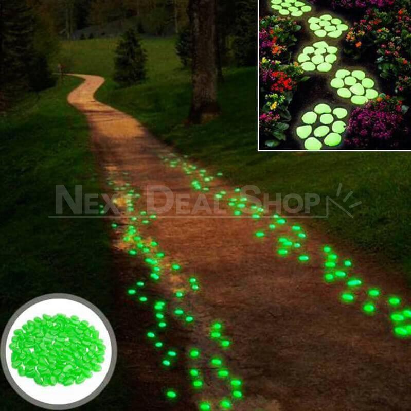 Lisslune | Glow-in-the-Dark Garden Pebbles