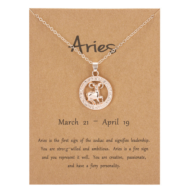 Lisslune | Constellation Rose Gold Animal Necklace