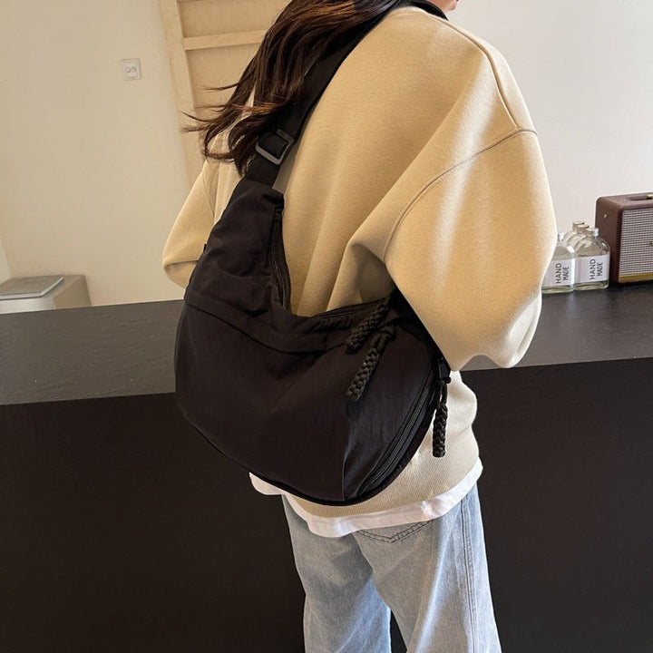 Lisslune | EVERCARRY – Nylon Shoulder Bag with Smart Compartments for Everyday Use