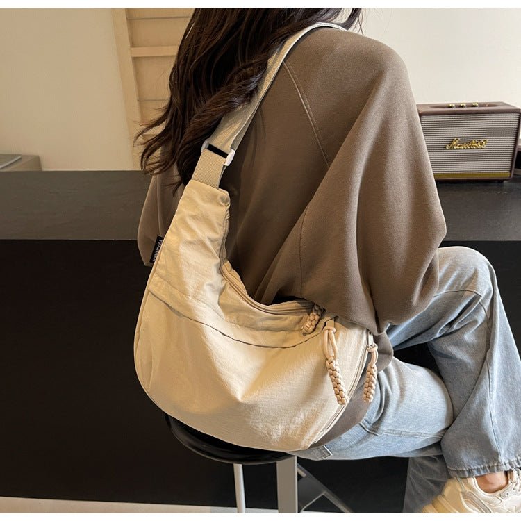 Lisslune | EVERCARRY – Nylon Shoulder Bag with Smart Compartments for Everyday Use