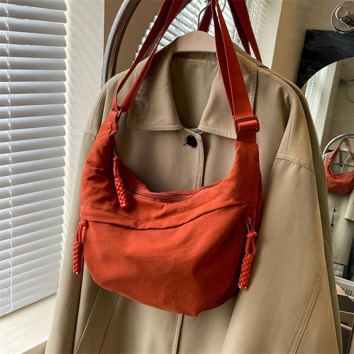 Lisslune | EVERCARRY – Nylon Shoulder Bag with Smart Compartments for Everyday Use